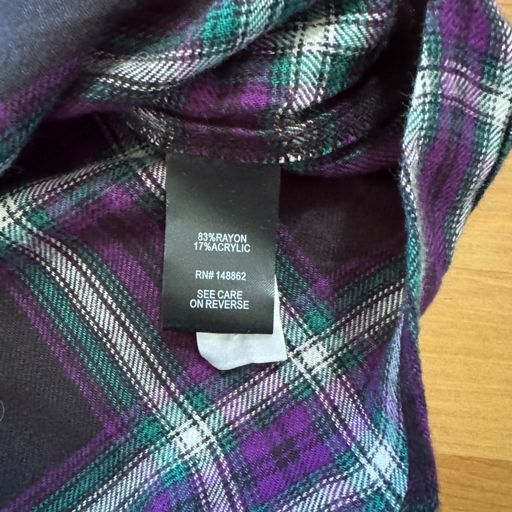 Torrid Harper Brushed Tunic Pullover Delilah Plaid Size 1X New With Tags - Picture 9 of 10